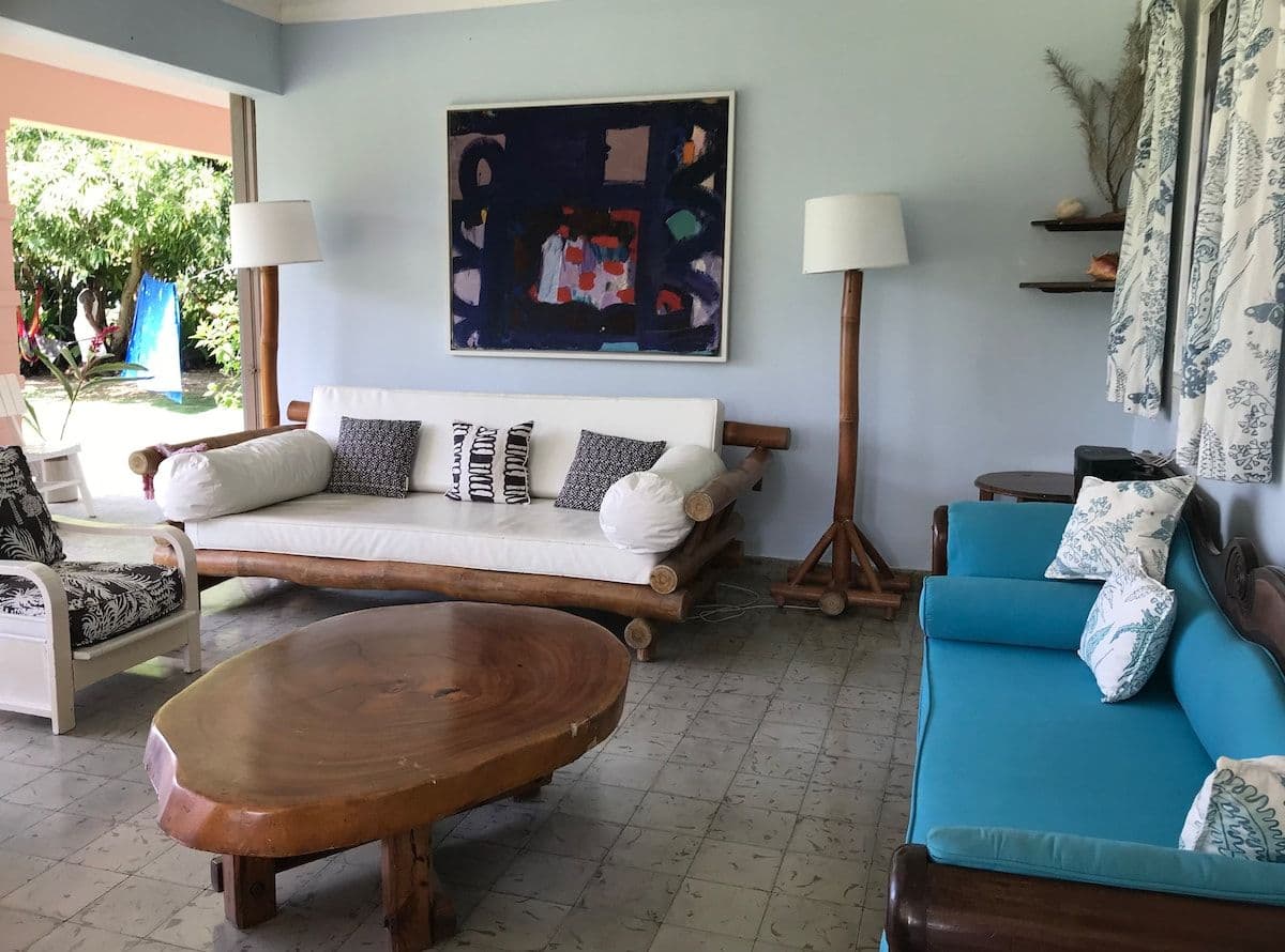 The living room