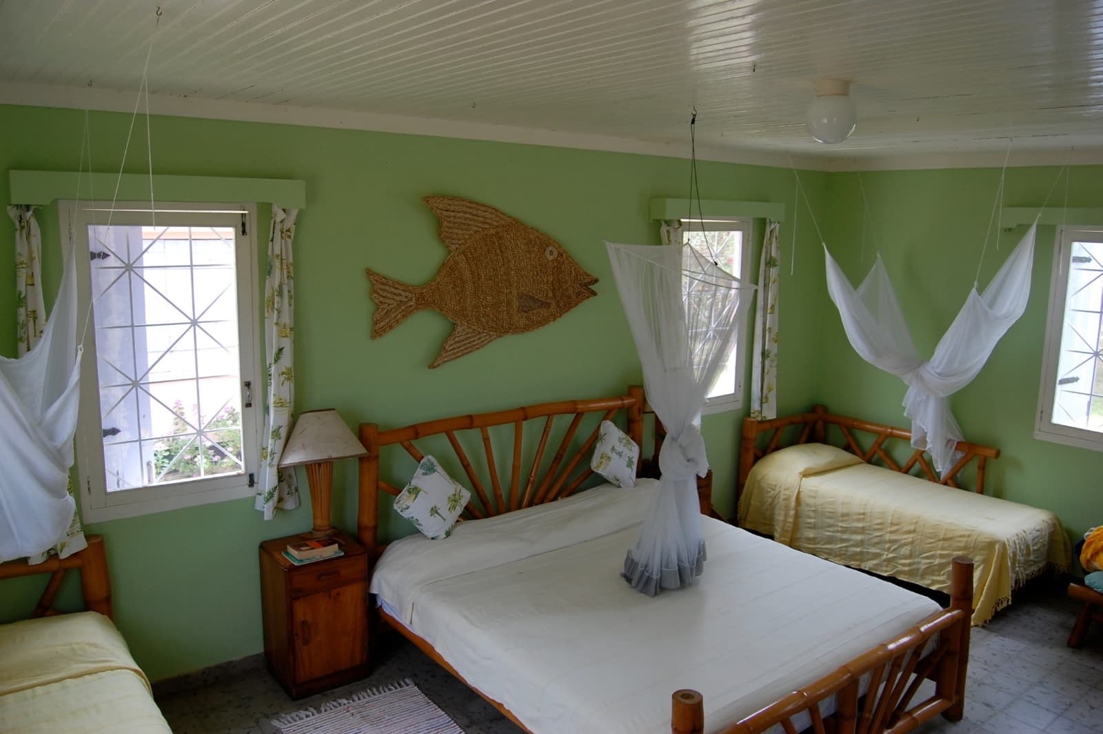 Bedroom with net